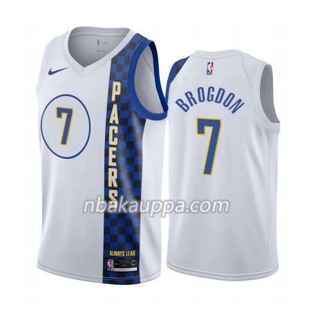 Indiana Pacers Malcolm Brogdon 7 Nike 2019-2020 City Edition Pelipaidat Swingman - Miesten